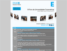 Tablet Screenshot of forouc.esade.edu